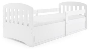 Dětská postel CLASSIC + matrace, 80x160, bílá