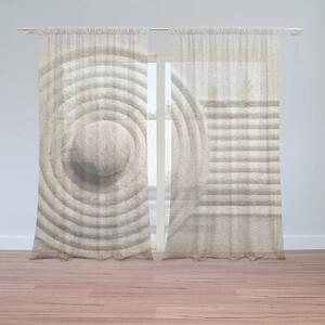Sablio Záclony Otisk v písku: 2ks 150x250cm