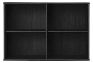 Černá závěsná knihovna v dekoru jasanu 89x61 cm Mistral – Hammel Furniture