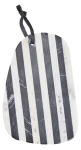 MARBLE Krájecí prkénko 30 x 20 cm - černá/bílá