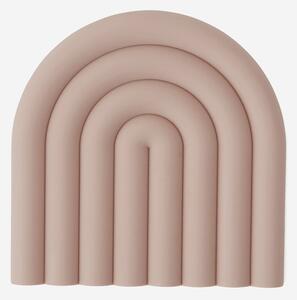 OYOY LIVING Silikonová multifunkční podložka pod hrnec Rainbow Trivet pudrově růžová