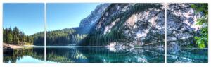 Obraz vysokohorského jezera (170x50 cm)