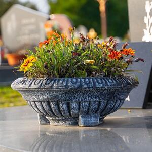 ROTO Hřbitovní květináč BALLET 470 - šedá