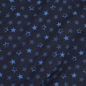 Povlečení ART JERSEY universe tmavě modrá 140 x 200/70 x 90 cm