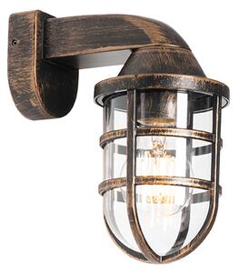 Vintage venkovní nástěnná lampa mosaz IP54 - Joeri