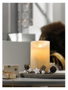 LIVARNO home LED svíčka z přírodního vosku (dekorace bílé koule) (100368816001)