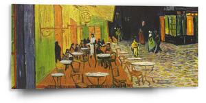 Sablio Obraz Terasa kavárny v noci - Vincent van Gogh - 110x50 cm