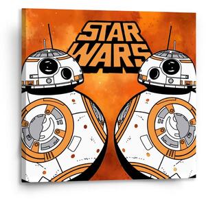 Sablio Obraz Star Wars Ohnivé pozadí - 110x110 cm