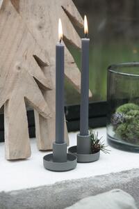 Úzká svíčka Dark grey 20 cm
