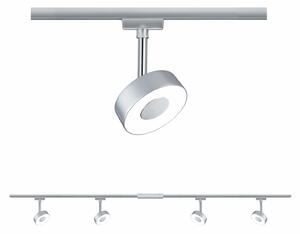 PAULMANN URail LED lištový spot Circle základní sada 4x5,3W 2700K 230V matný chrom/chrom