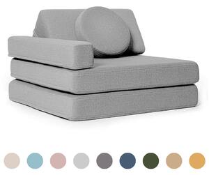 Dětské rozkládací pěnové křeslo a bunker SHAPPY ORIGINAL více barev Barva: Light Grey