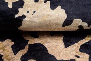 Výrazný tmavý trendový koberec s protiskluzovou úpravou Šířka: 80 cm | Délka: 150 cm
