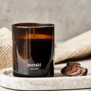 Meraki Vonná svíčka Dark wood hřejivé dřevo