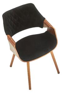 Židle K396 ořech / černý