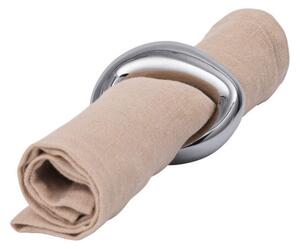 Ferm Living Kroužky na ubrousky Orrith Napkin Rings set 4ks, silver