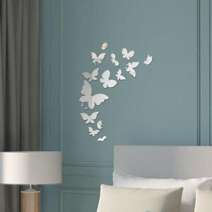 Živá Zeď Samolepicí zrcadlové dekorace Motýlci