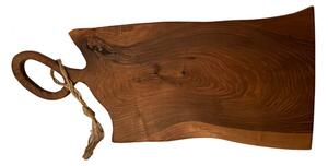 Atypické dřevěné servírovací prkénko 78 cm x 30 cm