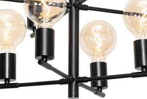 Moderní závěsná lampa černá 8-světel - Osprey
