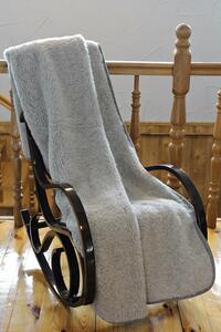 Vlněná deka typ Tumbler - šedá Velikost: 80x100
