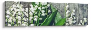 Obraz konvalinek (170x50 cm)