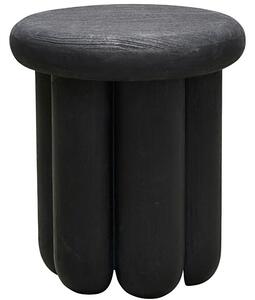 House Doctor Černý masivní odkládací stolek Phant 38 cm