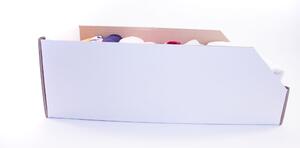 KARTON PAK Úložný box ideální na oblečení KARTON - 20 x 50cm bílý