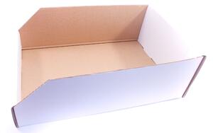 KARTON PAK Úložný box ideální na oblečení KARTON - 20 x 50cm bílý