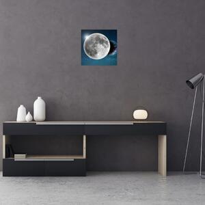 Obraz - Země v zákrytu Měsíce (30x30 cm)