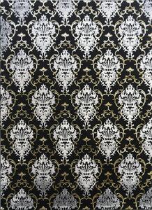 BE Koberec Elite 23282 BLACK GOLD - černý obdélníkový Rozměr: 60x100 cm