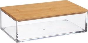 5Five® Bambusový box s víkem Selena, průhledný akryl, XS JJA161079