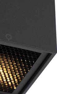 Chytrý designový bodový černý včetně WiFi GU10 - Qubo Honey