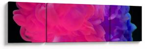 Obraz barevného kouře (170x50 cm)