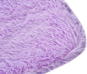 Sada koupelnových koberečků SILK ARTS-61 2PC - fialový seřík