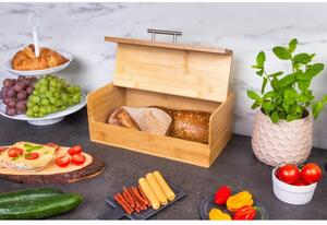 Kesper Bambusový chlebník, box na pečivo BREAD