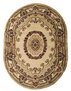 BE Koberec Adora 5547 CREAM - krémový oválný Rozměr: 140x190 cm