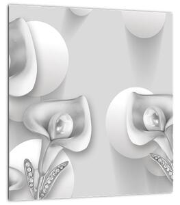 Obraz - Květinová design (30x30 cm)
