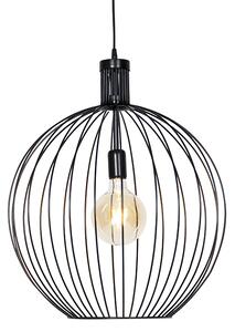 Designová závěsná lampa černá 50 cm - Wire Dos
