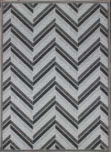 BE Koberec Lagos 1088 GREY - šedý obdélníkový Rozměr: 60x100 cm