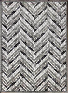 BE Koberec Lagos 1088 BEIGE - béžový šedý černý obdélníkový Rozměr: 60x100 cm