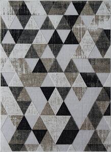 BE Koberec Lagos 1700 BEIGE - béžový šedý černý obdélníkový Rozměr: 80x150 cm