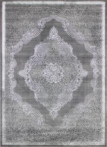 BE Koberec Elite 3935 GREY - šedý obdélníkový Rozměr: 60x100 cm