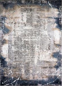 BE Koberec Mitra 3002 NAVY - tmavě modrý béžový obdélníkový Rozměr: 60x100 cm