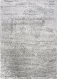 BE Koberec Microsofty 8301 LIGHT GREY - šedý obdélníkový Rozměr: 80x150 cm