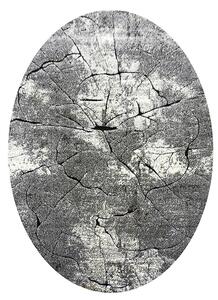 BE Koberec Miami 129 GREY - šedý oválný Rozměr: 140x190 cm