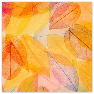Obraz - Pozadí z podzimního listí (30x30 cm)