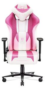 Látková herní židle X-Player 2.0.Normal size: Marshmallow Pink/ růžová Diablochairs