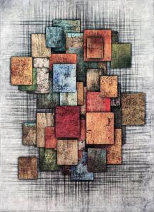 BE Koberec Porte 2116 MULTI COLOR - vícebarevný obdélníkový Rozměr: 50x80 cm