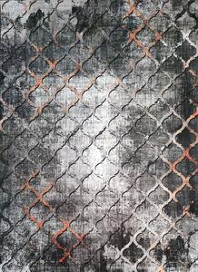 BE Koberec Porte 0066 GREY GOLD - šedožlutý obdélníkový Rozměr: 50x80 cm