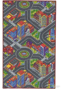 Kusový koberec BIG CITY 97, Vícebarevné, 100 x 165 cm
