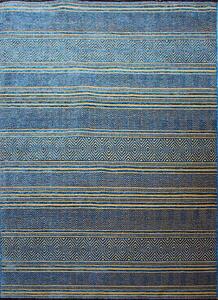 BE Koberec Saran G001 BLUE - modrý obdélníkový Rozměr: 60x100 cm